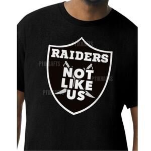 Raiders Not Like Us T-Shirt Unisex Las Vegas Los Angeles Oakland Kendrick Lamar